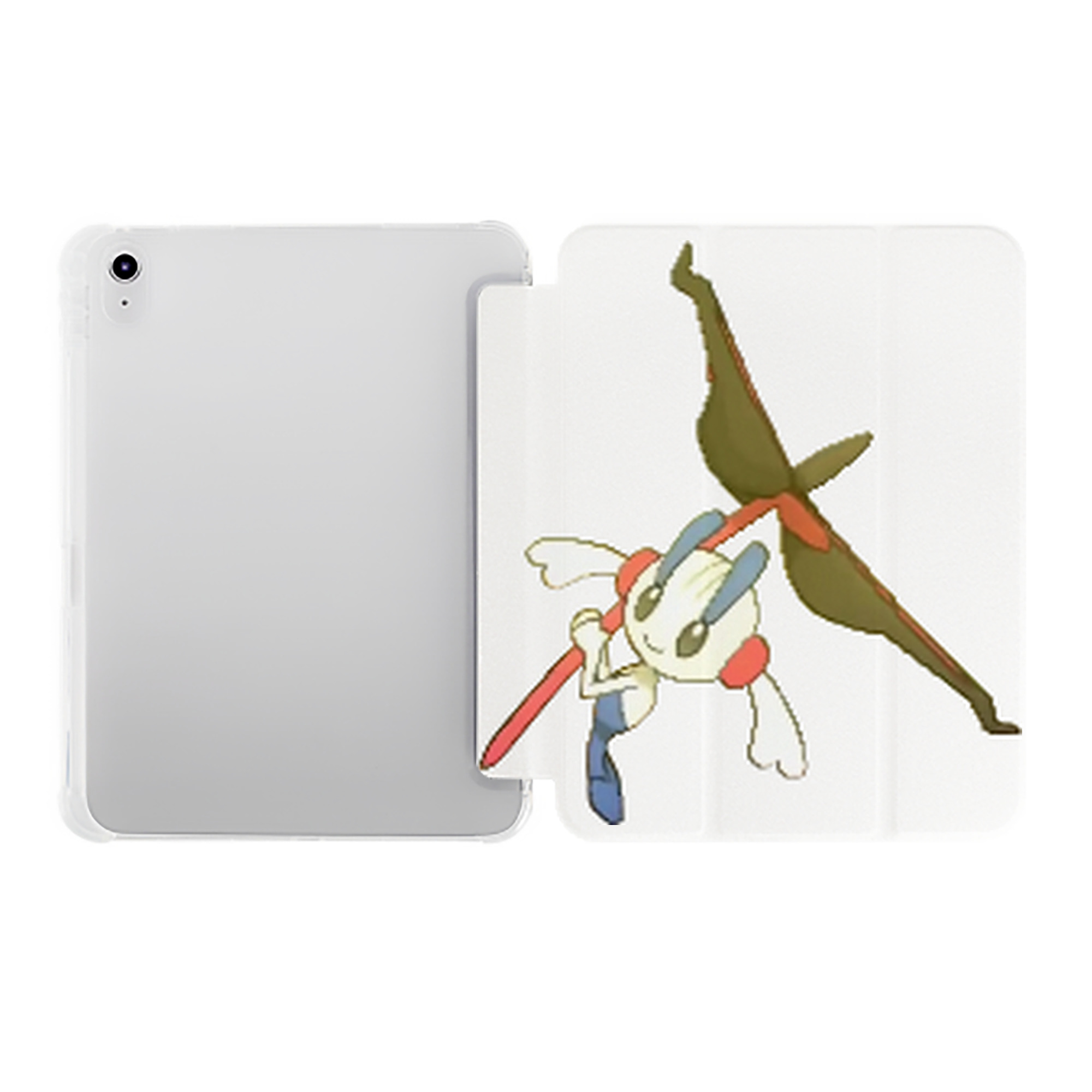 （画像用） ポケットモンスター Pokémon IPad ケース ペン収納付き 三つ折りスタンド PUレザー×シリコン 対応機種9.5/10.5/10.9インチ